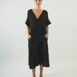 Γυναικείο καφτάνι 62611 | Black