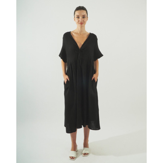 Γυναικείο καφτάνι 62611 | Black