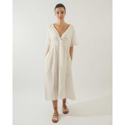 Γυναικείο καφτάνι 62611 | White
