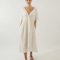 Γυναικείο καφτάνι 62611 | White