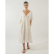 Γυναικείο καφτάνι 62611 | White