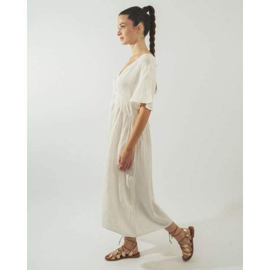 Γυναικείο καφτάνι 62611 | White
