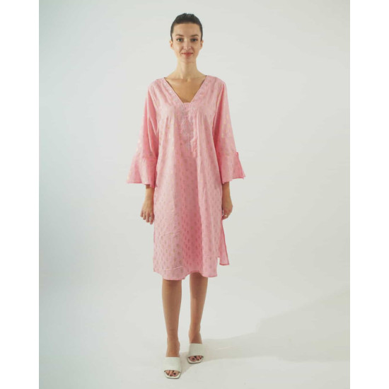 Γυναικείο καφτάνι 62618 | Pink