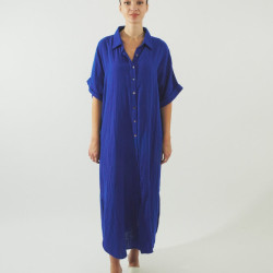 Γυναικείο καφτάνι 62619 | Blue