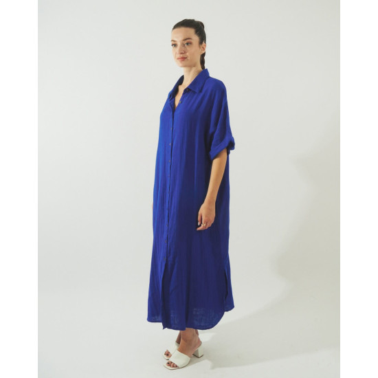 Γυναικείο καφτάνι 62619 | Blue