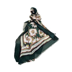 Γυναικείο Φουλάρι 62602 | Green Floral