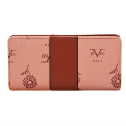 Γυναικείο πορτοφόλι με λoγότυπο 19V69 ITALIA 9780 - Taupe / Brown