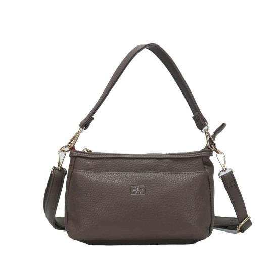 Γυναικεία τσάντα ώμου 2308 | Brown 
