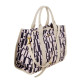 Γυναικείο tote bag 8208 | Beige/Black