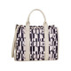 Γυναικείο tote bag 8208 | Beige/Black
