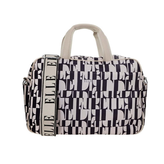 Γυναικεία τσάντα Weekendbag 8210 | Black/Beige