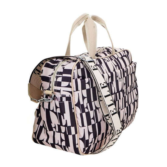 Γυναικεία τσάντα Weekendbag 8210 | Black/Beige