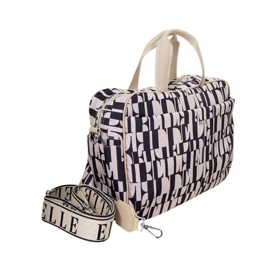 Γυναικεία τσάντα Weekendbag 8210 | Black/Beige