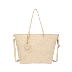 Γυναικεία Τσάντα Ώμου 8252 | Beige