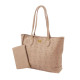 Γυναικεία τσάντα shopper 9973 | Taupe