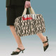 Γυναικεία τσάντα Weekendbag 8210 | Black/Beige