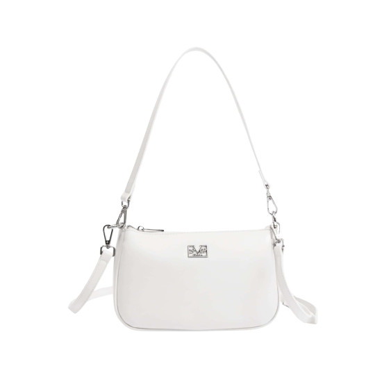 Γυναικεία Τσάντα Ώμου 11041 | White